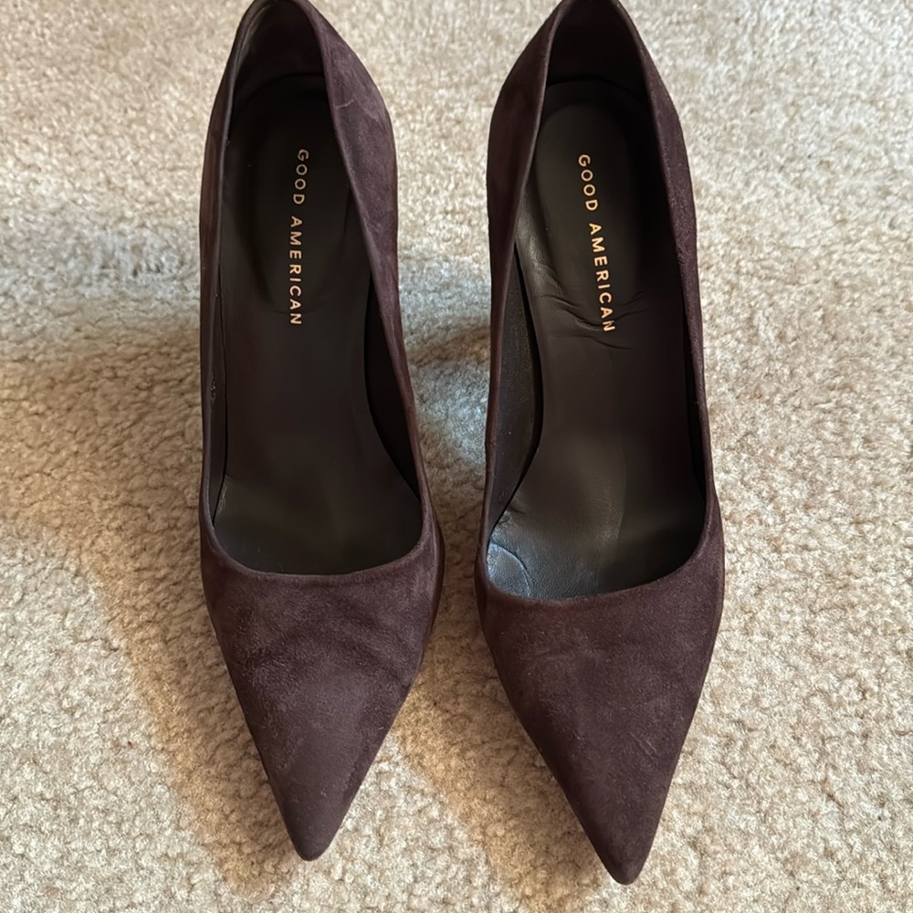 Good American Brown Heels